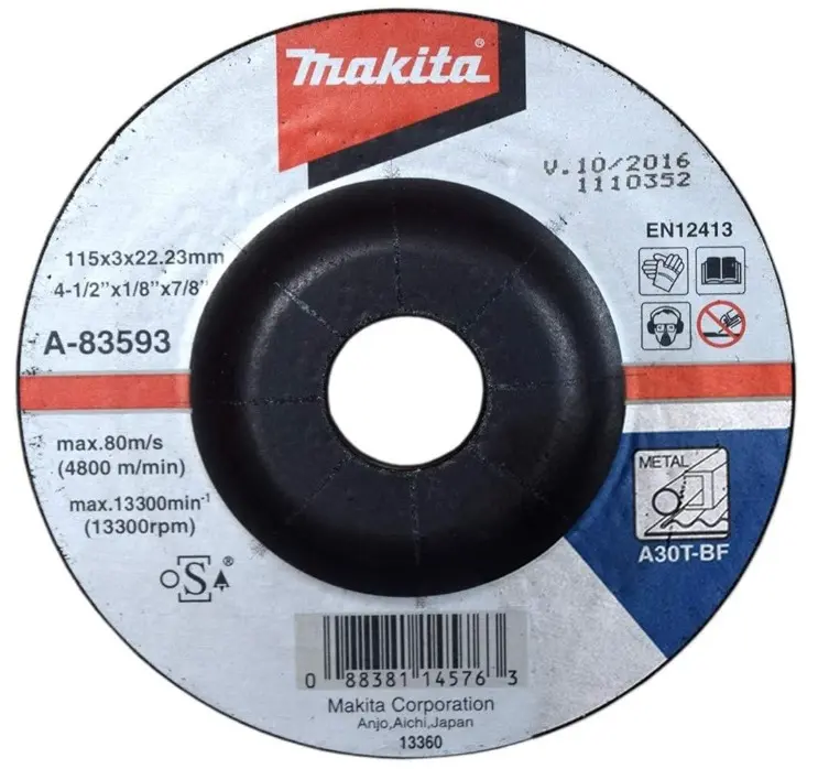 Makita Metal Cutting Disc, 115 × 3 mm