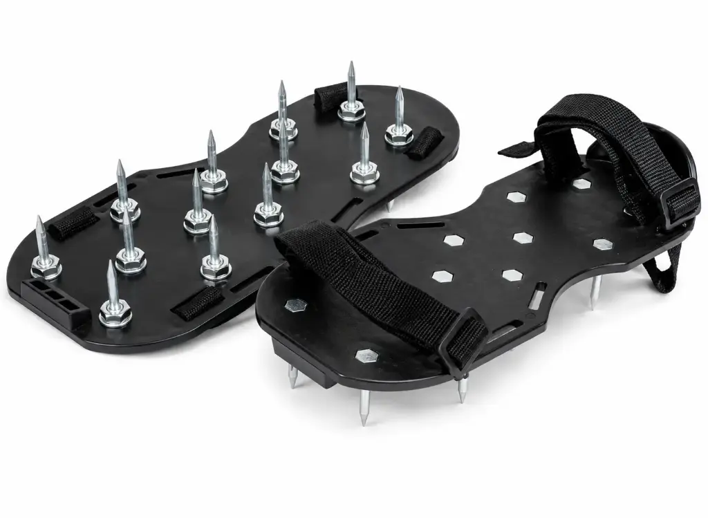 Adjustable Spike Shoes for Self-Leveling Floors
