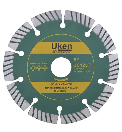 Алмазный отрезной диск Uken, 125 мм