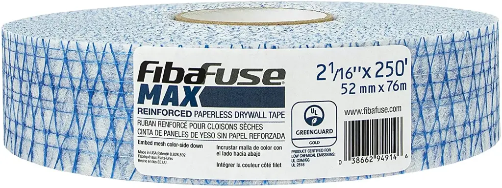 Армирующая безбумажная лента для швов ГКЛ Adfors FibaFuse MAX, 52 мм × 76 м