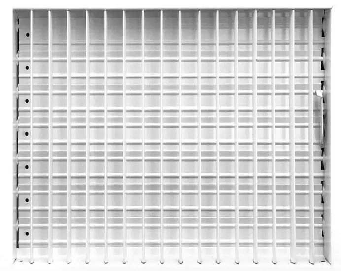 Wall Grill 20 x 20 (Inner Size) Fixed Blade Return