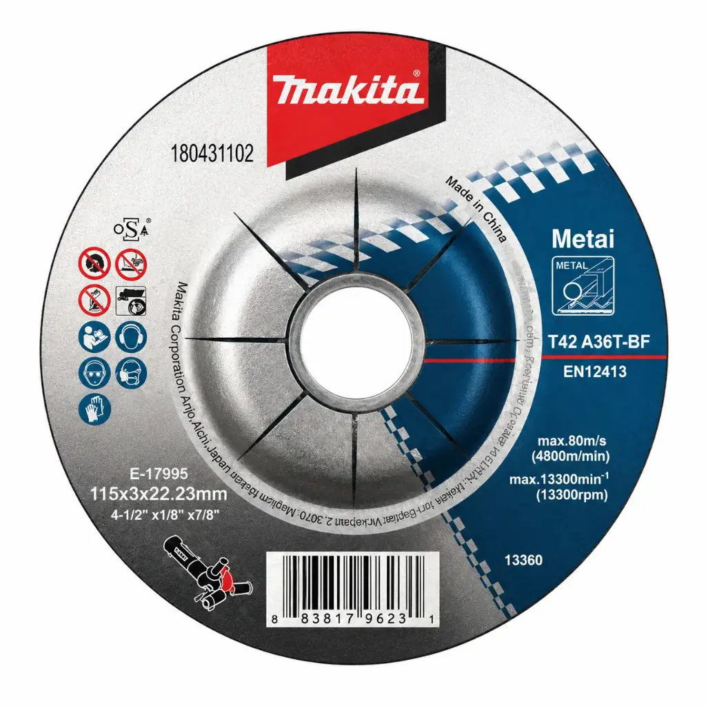 Отрезной диск по металлу Makita 4,5" × 3 мм × 22 мм