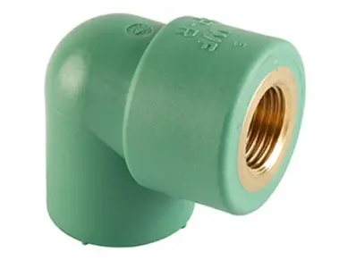 Угольник PPR с внутренней резьбой Cosmoplast 20 мм × 1/2"