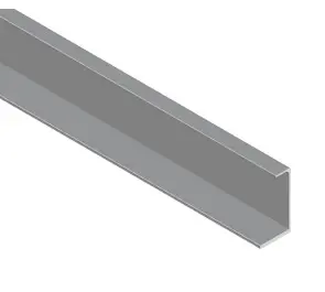 CODE Vertical C-Shape Gola Profile, Matt Champagne, Per Meter 