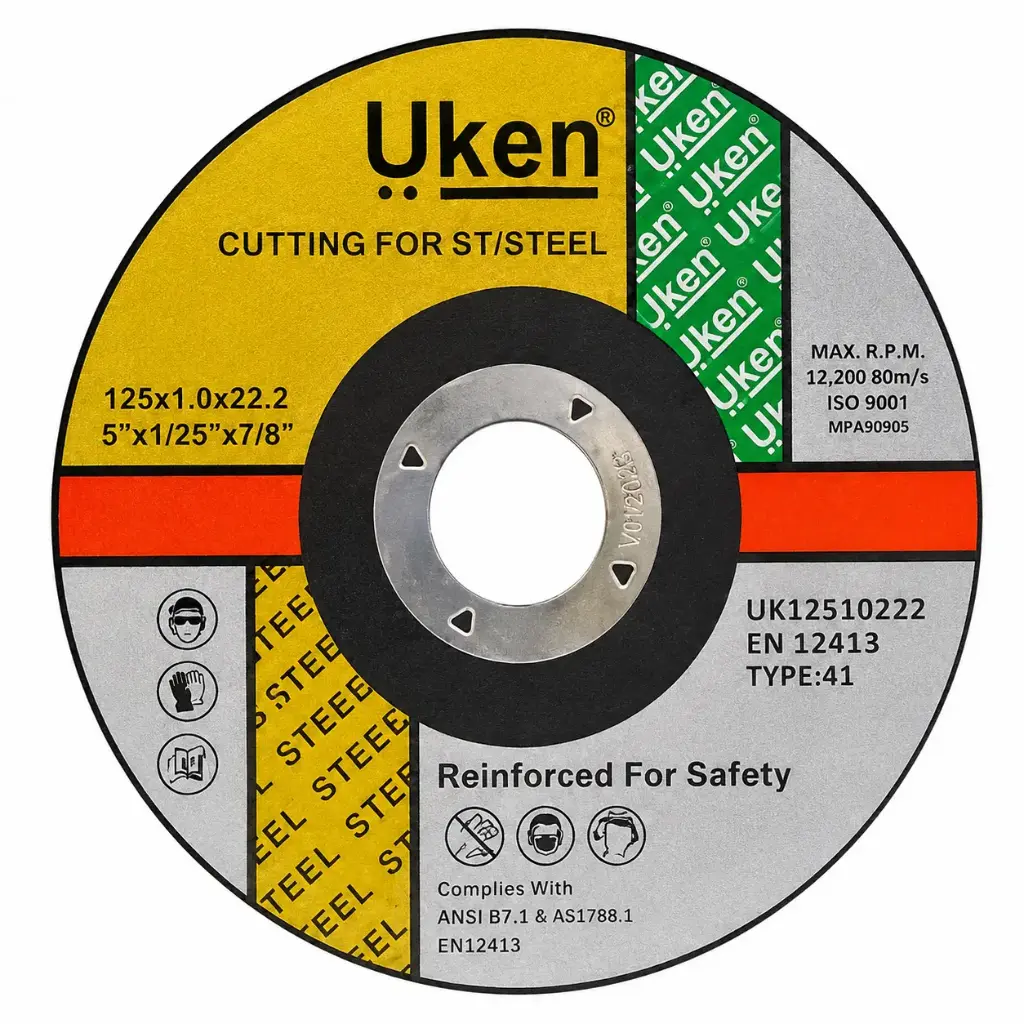 Uken Metal Cutting Disc 125 × 1 mm