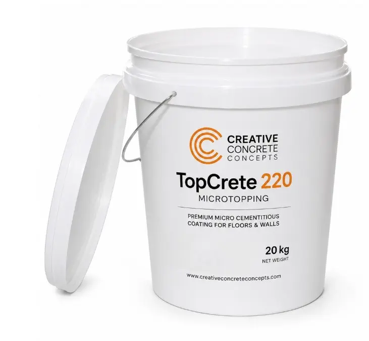 Creative Concrete TopCrete 220 Microtopping, Colour 001 Snow White, 20 kg