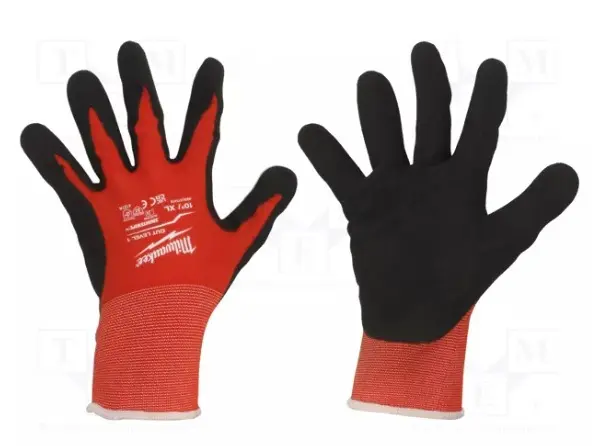 MILWAUKEE Cut Level 1 Dipped Gloves XL/10 (1 Pair)