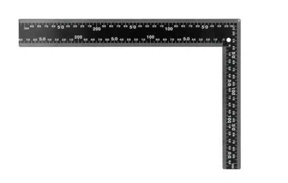 Right Angle (RULER) 24", Black