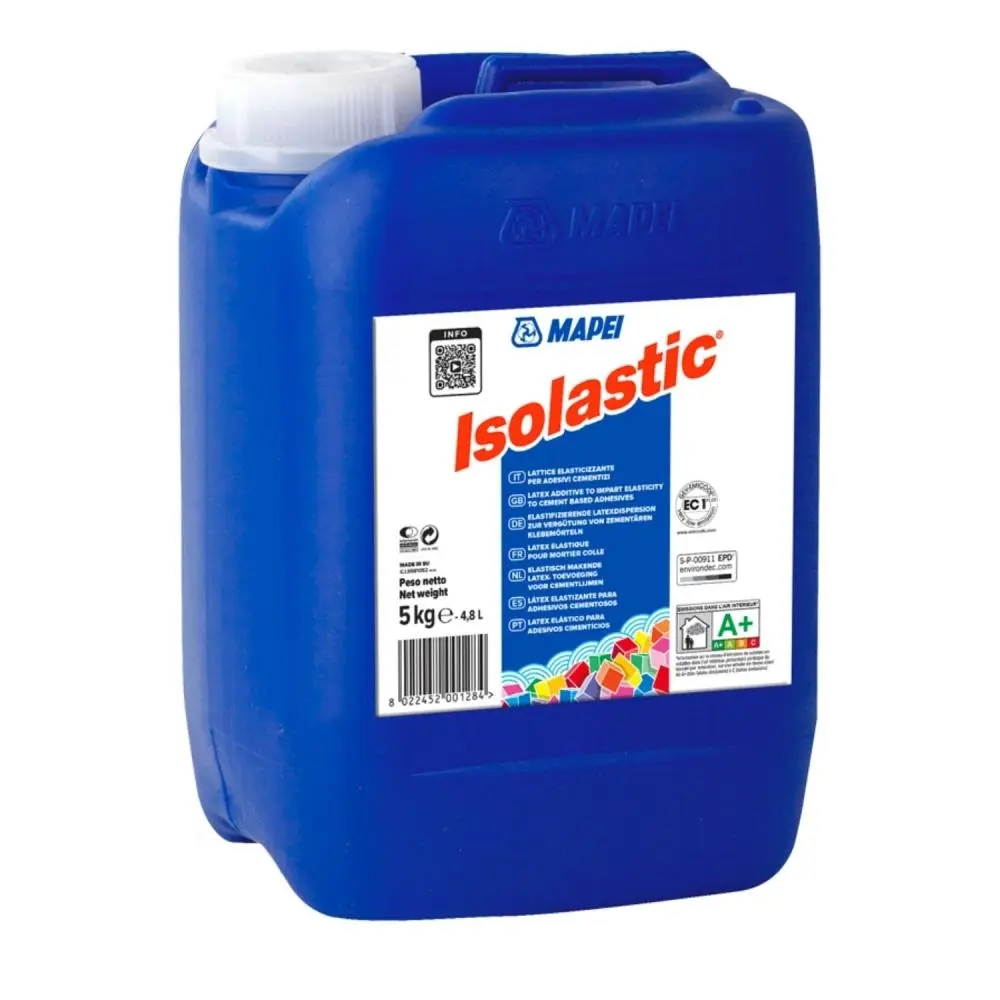 Латексная добавка для плиточных клеев Mapei Isolastic, 5 кг