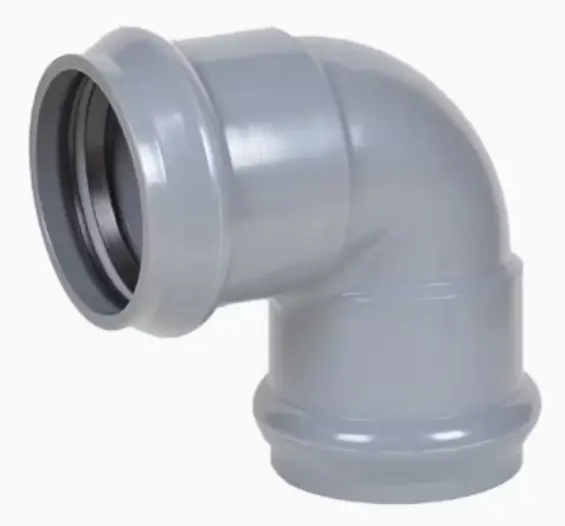 COSMOPLAST UPVC Elbow 90° Push Type Grey, 4"