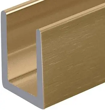CODE Gola Handle U Shape Horizontal Profile Champagne