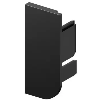 Tube Side Bracket for H-Profile, Black