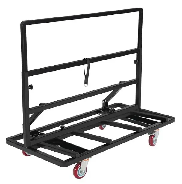 Folding Drywall Cart, Drywall Dolly, Plywood Cart W/2000 LBS Load Capacity, Portable Panel Truck Cart for Handling Plywood, Plasterboard, Glass, 44.5" x 22" x 40