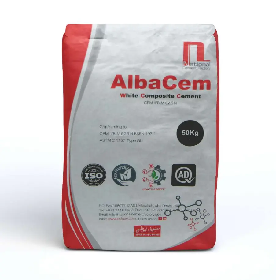 NCF AlbaCem White Composite Cement CEM II/B-M 52.5 N, 50 kg