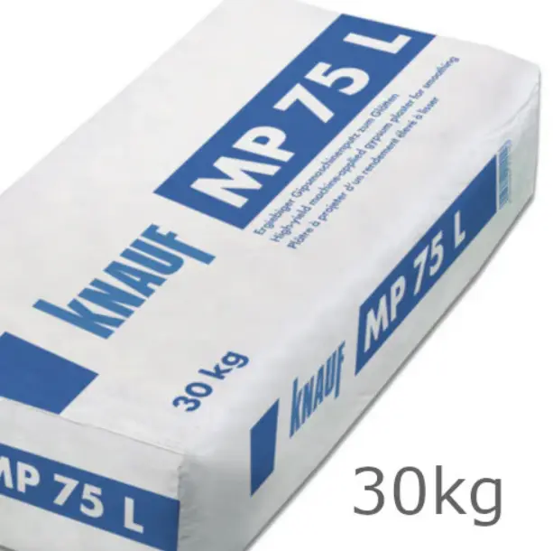 Knauf Gypsum Plaster Pre-Mixed Dry MP 75 L 30 Kg / Штукатурка гипсовая Кнауф MP 75 L (сухая смесь) – 30 кг