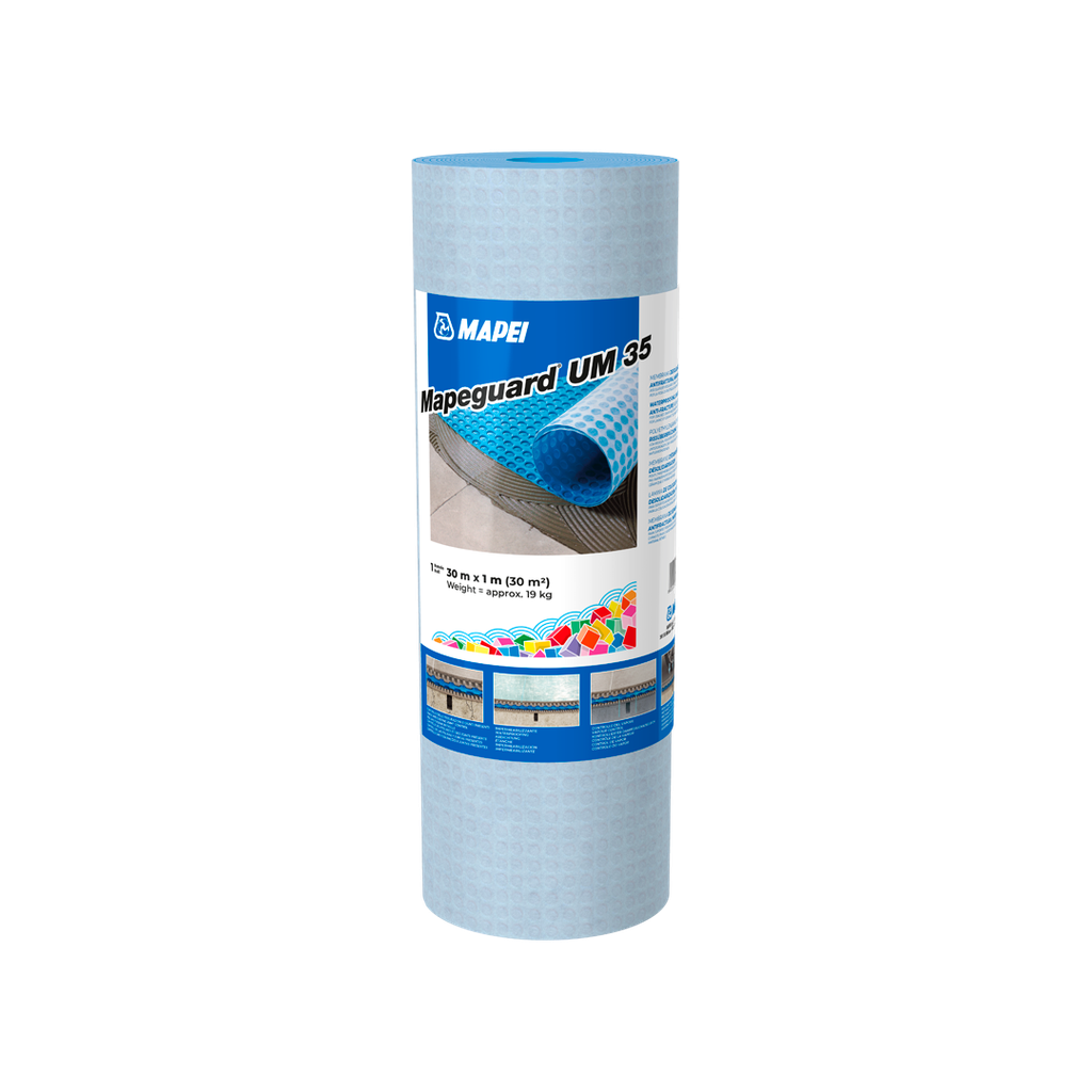 Mapei Mapeguard UM 35 Waterproofing & Uncoupling Membrane 30 m × 1 m (Roll)