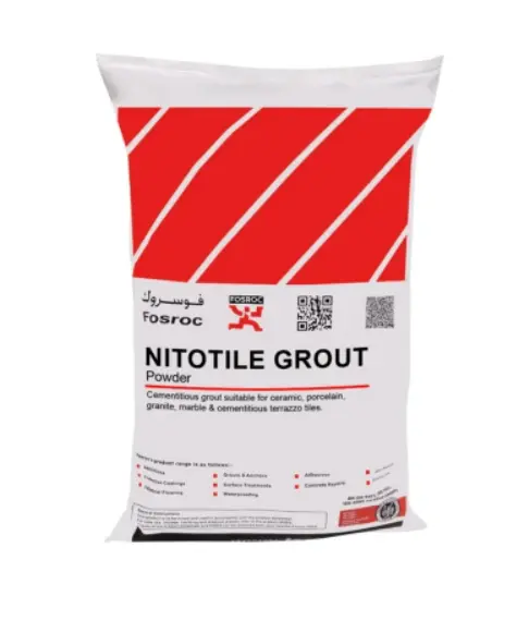 Затирка для плиточных швов Fosroc NitoTile Grout Ivory (Слоновая кость), 20 кг