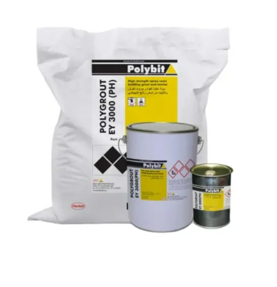Эпоксидный подливочный состав Henkel Polybit Polygrout EY3000(PH) для основания свай, 15 л (комплект)