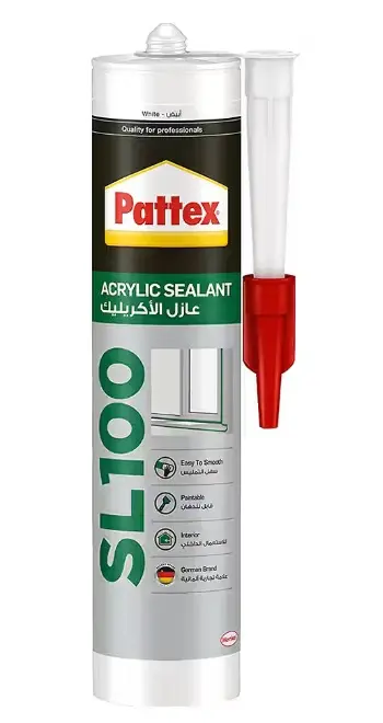 Акриловый герметик Pattex SL100 280 мл, белый