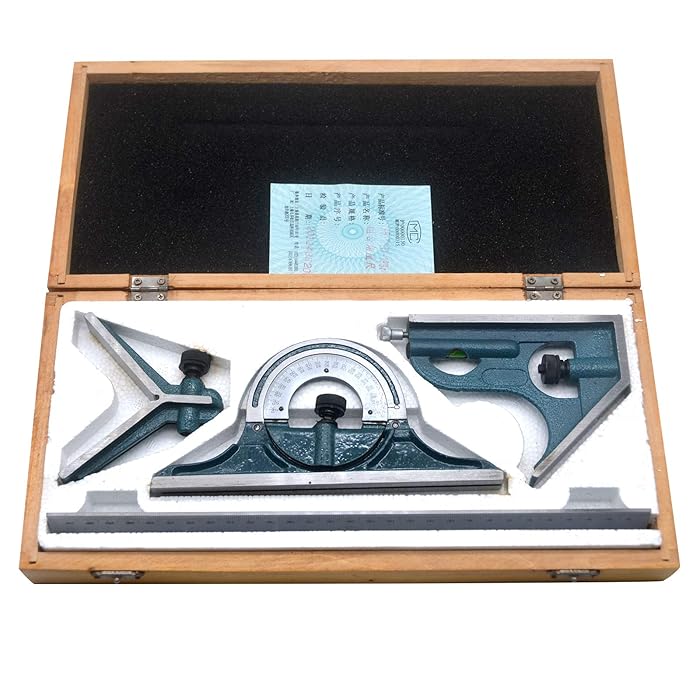 Oudtinx 4-Piece Combination Square Set, 12"