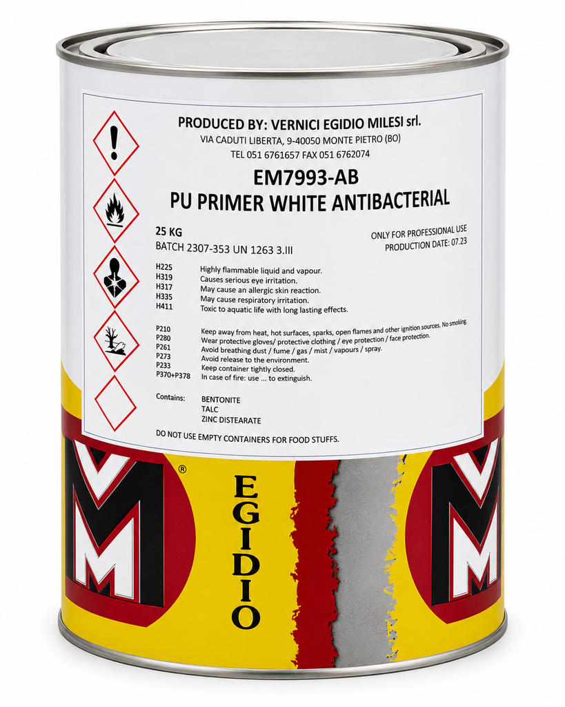 Milesi PU Primer White Antibacterial, 25 kg