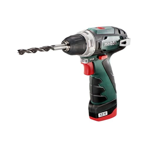 Metabo PowerMaxx Basic BS 12V Cordless Drill Driver with 2Ah Li-Power Battery