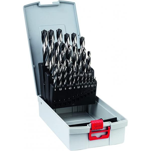 Bosch HSS Metal Drill Bit Set 1–13 mm, 25 pcs