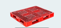 plastic pallet sd1 120x80x15cm red