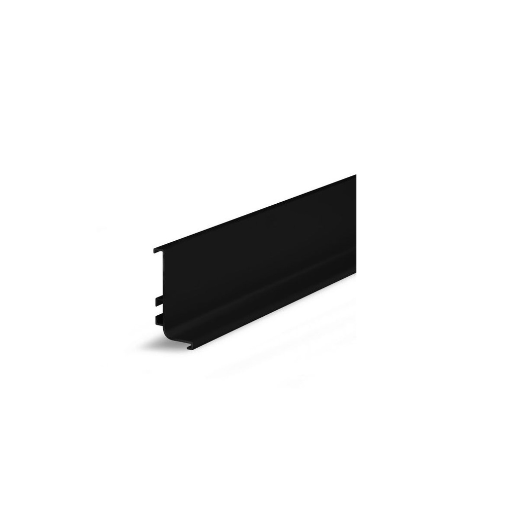 Bergo Continuous Aluminium Profile Handle for 18 mm Panels, 3000 mm, Matt Black 