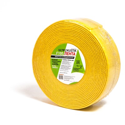 Ultrakustik F100 Vibration-insulating Tape 6 mm (15 m roll) /  Виброизоляционная лента Ультракустик F100 6 мм (рулон 15 м) — 1405.2101