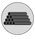 Building Materials / Metals / Rolled Steel / Round Pipes