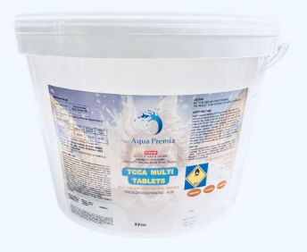 TCCA Chlorine Tablets for Water Treatment, 1 kg / Хлорные таблетки TCCA для очистки воды, 1 кг