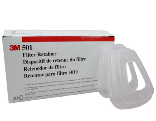 [3M 501] 3M 501 Filter Retainer for Respirator (Pack of 20)