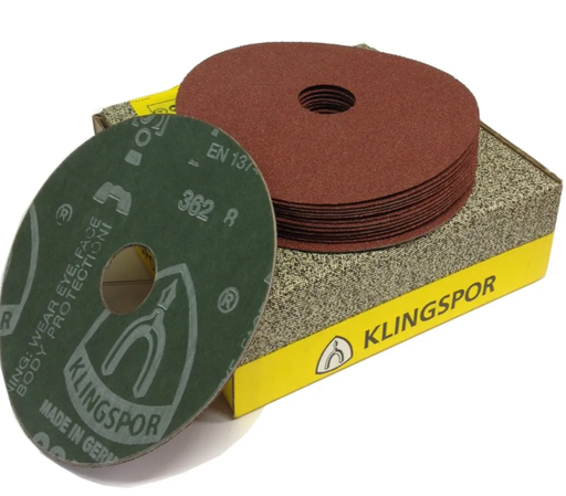 Sanding disc 4.5" x 120 grit klingspor sd4.5x120kp / pcs