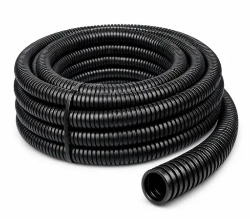 [PVCFCP-25MM] PVC Flexible Conduit Pipe 25 mm (per Roll) / Гибкая гофрированная ПВХ-труба 25 мм (в рулоне)