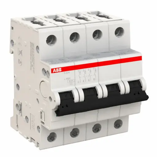 [S204-C50] ABB MCB 50A 4P 6kA / Автоматический выключатель ABB 50А, 4P, 6kA