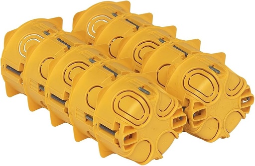 Legrand Batibox Mounting Box Yellow (Pack of 10) / Монтажная коробка Legrand Batibox жёлтая (10 шт.)