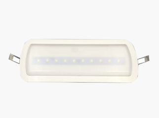 Litex Recessed LED Emergency Light, 3W, 220–240V