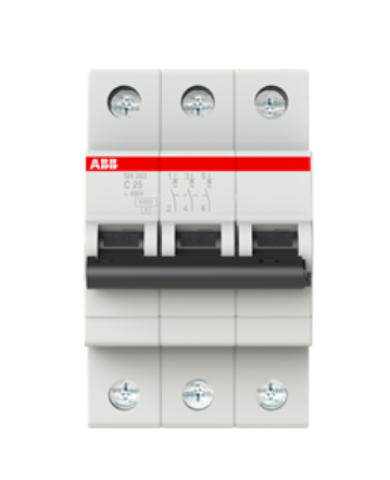 [ABB MINIATURE CIRCUIT BREAKER SH203-C25 TP MCB 6KA 25A] ABB MINIATURE CIRCUIT BREAKER SH203-C25 TP MCB 6KA 25A