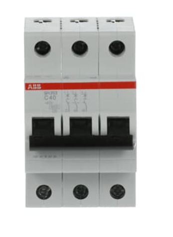 ABB MINIATURE CIRCUIT BREAKER SH203-C40TP MCB 6KA C40
