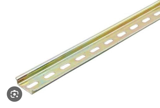 DIN Rail 35 mm × 1 m, GI / DIN-рейка 35 мм × 1 м, оцинкованная