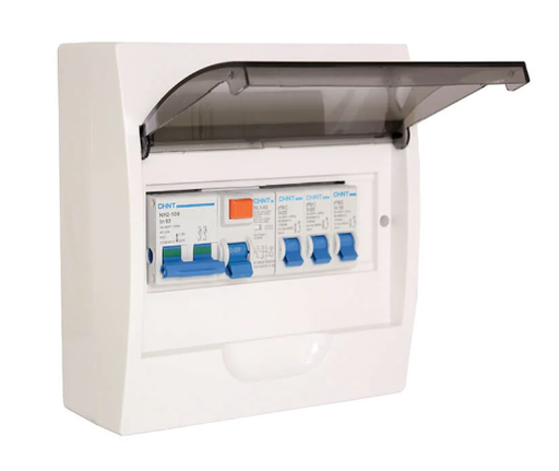 Bullette PVC Distribution Board 8 Way / Щит распределительный Bullette PVC, 8 модулей