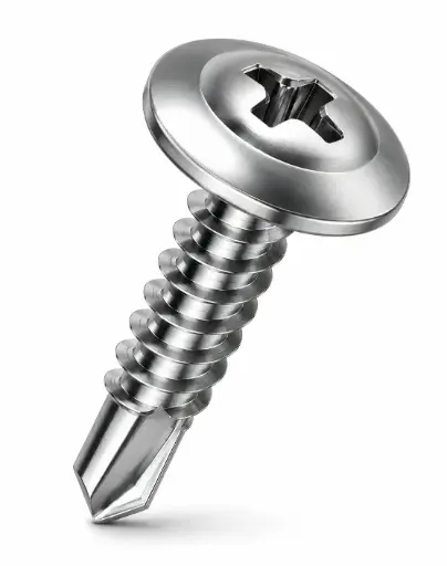 [Self Drilling Wafer Head Screw] Самосверлящий шуруп с пресс-шайбой 11 × 6 мм (за упаковку)