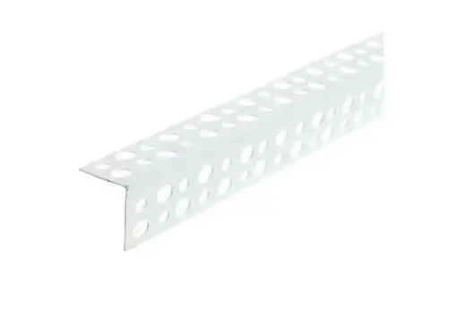 Перфорированные ПВХ уголки 20×20 мм (длина 2,5 м)