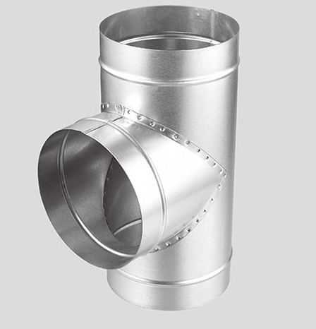 [gi tee 400x400x100mm] Round gi tee