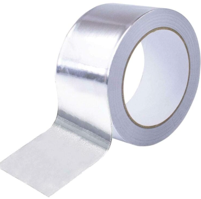 [ALUMINIUM FOIL TAPE ASMACO] ALUMINIUM FOIL TAPE ASMACO 72MM X 20 YARDS SILVER 16PCS/CTN