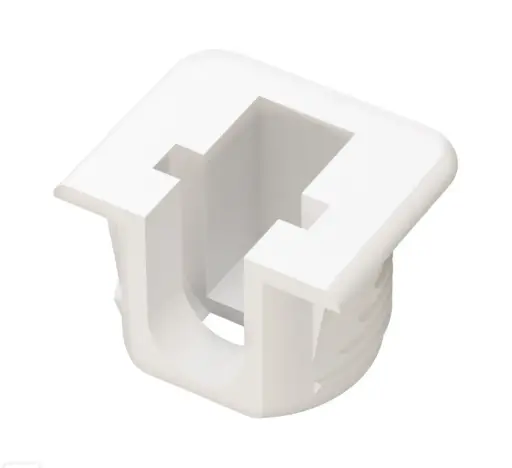 [10601020AB] Italiana Ferramenta Shelf support FLIPPER 14mm white