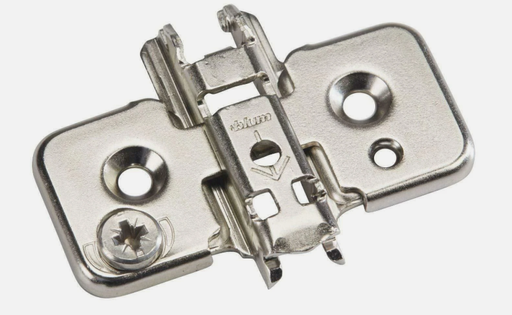 [173H7100] Blum CLIP Mounting Plate with Cam Adjustment 0 mm