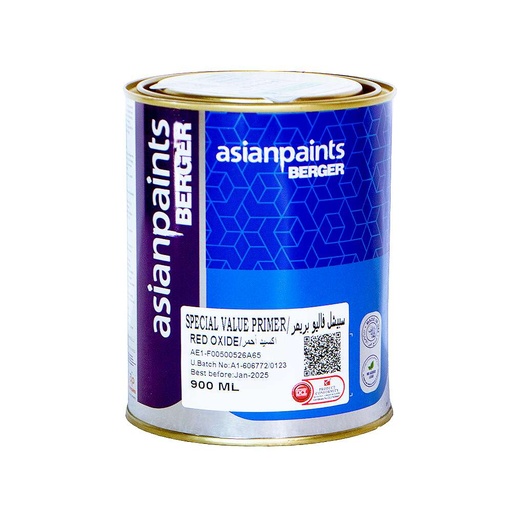 Asian Paint Berger Special Value Red Oxide Primer - 1L
