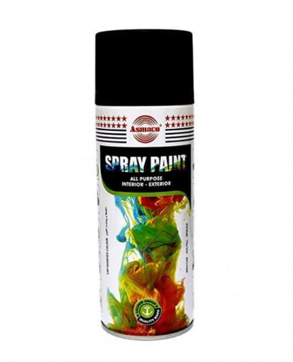 [SPRAY BLACK MATT] SPRAY PAINT MATT BLACK ASMACO